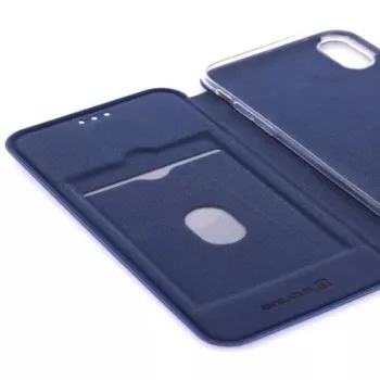Evelatus Apple iPhone XR Buchhülle Dunkelblau