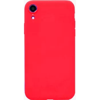 Evelatus Apple iPhone XR Nano Silikon Hülle Soft Touch TPU Rot