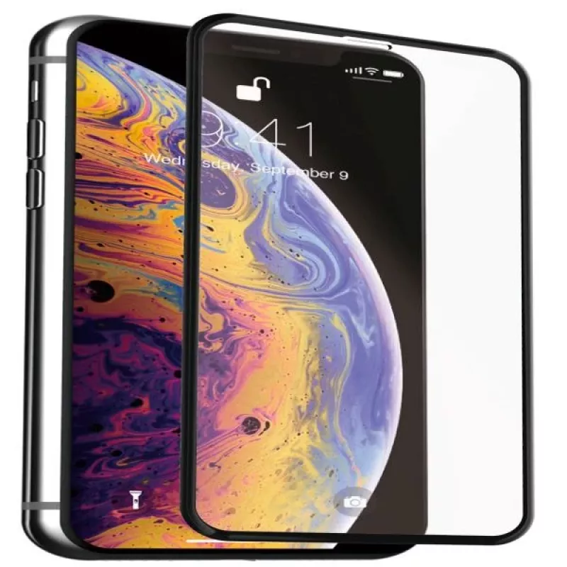 Evelatus Apple iPhone XS Max/11 Pro Max 2.5D Vollabdeckung Japan-Kleber Glas Antistatisch Displayschutz