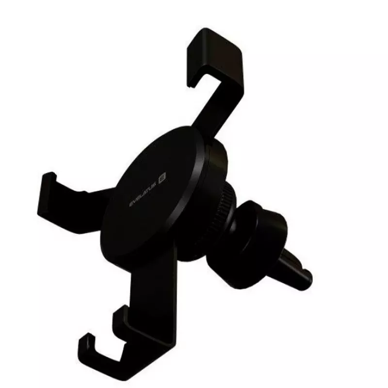 Evelatus Car Holder ECH03 Schwarz - Universelle Armaturenbrett- und Windschutzscheibenhalterung mit Teleskoparm und 360°-Drehung