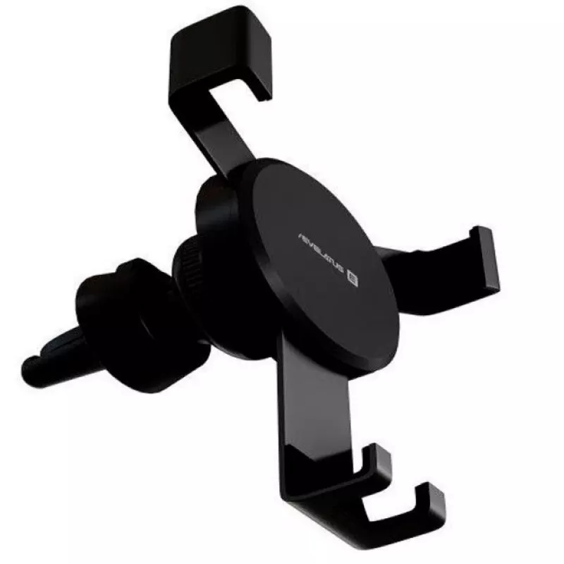 Evelatus Car Holder ECH03 Schwarz - Universelle Armaturenbrett- und Windschutzscheibenhalterung mit Teleskoparm und 360°-Drehung