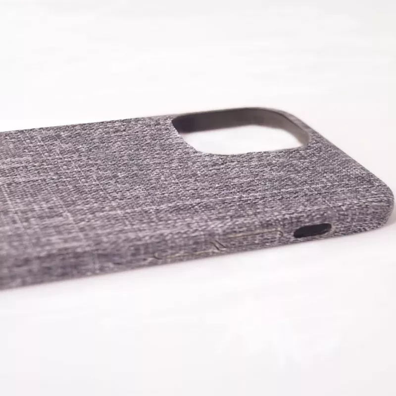 Evelatus Stoffhülle für Apple iPhone 12/12 Pro EFC01 - Schwarz