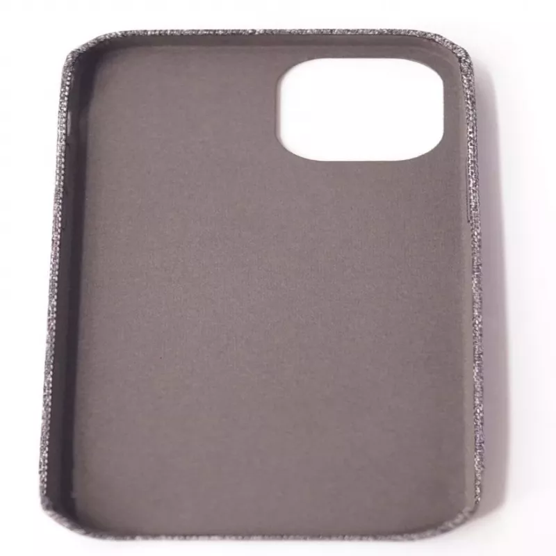 Evelatus Stoffhülle für Apple iPhone 12/12 Pro EFC01 - Schwarz
