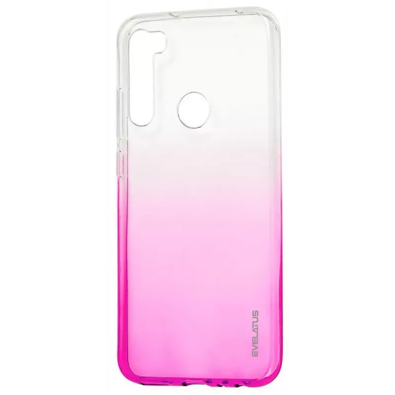 Evelatus Gradient TPU Case für Xiaomi Redmi Note 8 / Redmi Note 8 2021 - Rose Red
