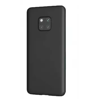 Evelatus Huawei Mate 20 Pro Premium Soft Touch Silikonhülle Schwarz