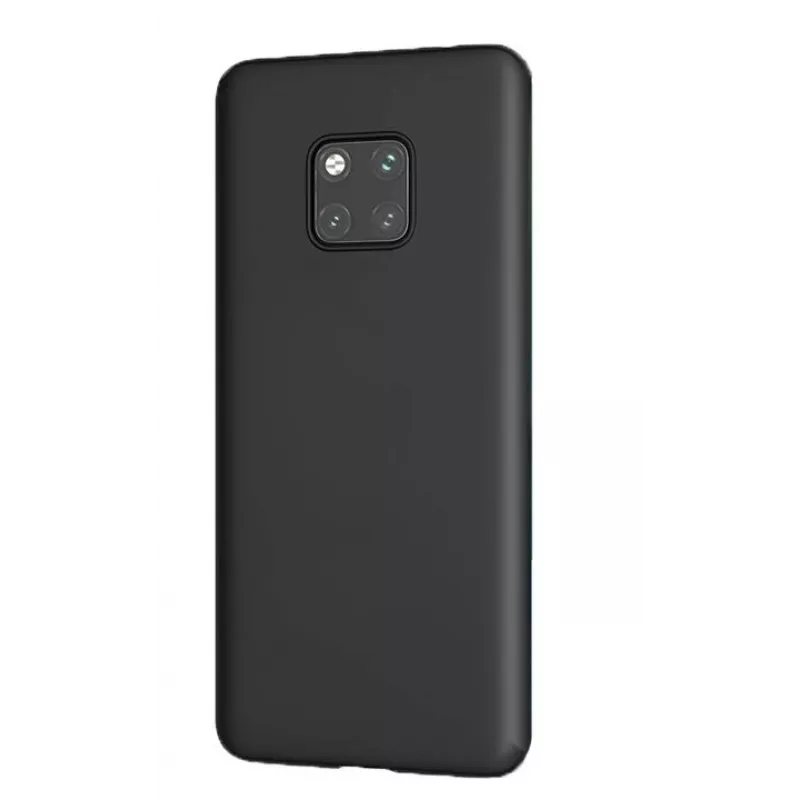 Evelatus Huawei Mate 20 Pro Premium Soft Touch Silikonhülle Schwarz