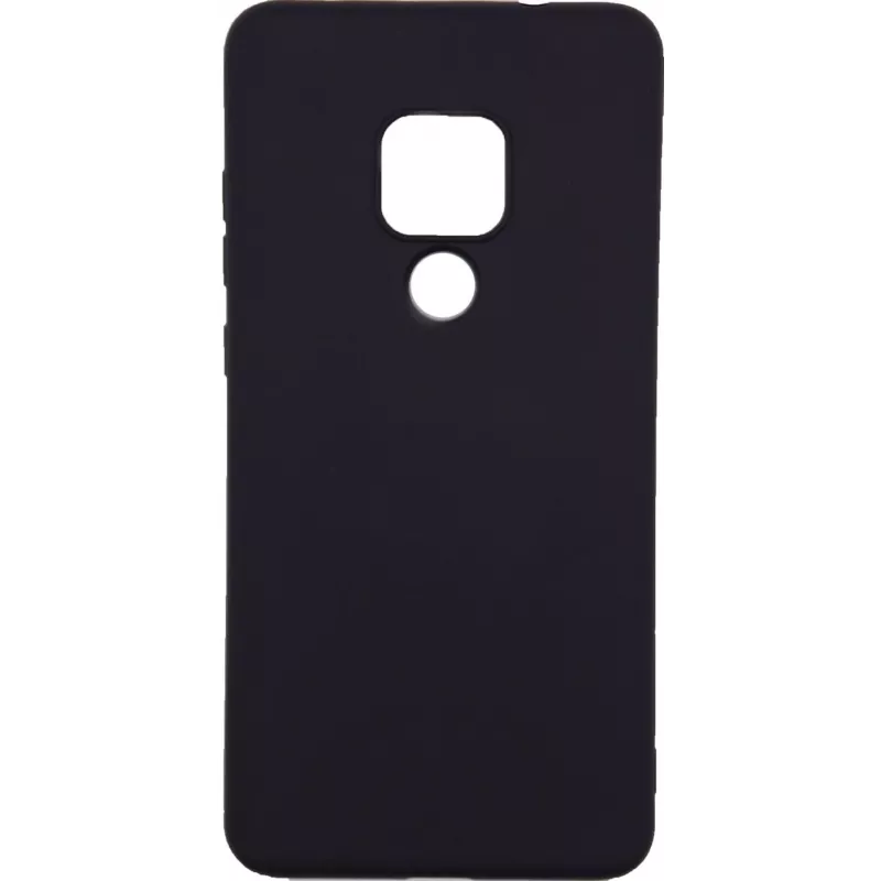 Evelatus Huawei Mate 20 Soft Silicone Back Cover Black