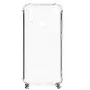 Evelatus Huawei P30 Lite Transparente Silikonhülle mit TPU-Halsband Space Gray