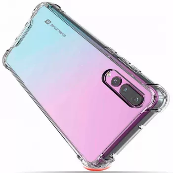 Evelatus Huawei P30 Militär-Stoßschutz Silikonhülle TPU Transparent
