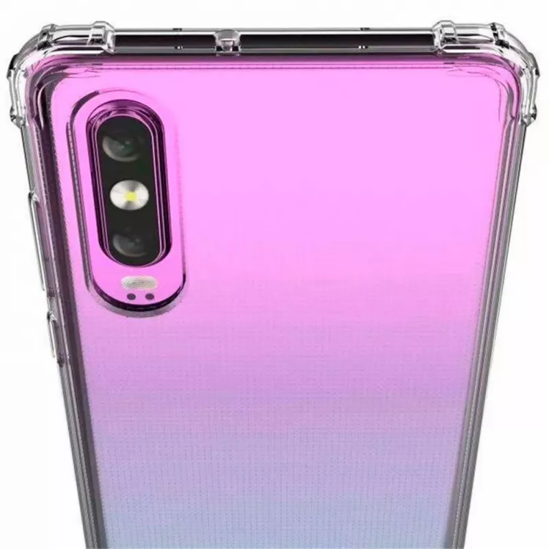 Evelatus Huawei P30 Militär-Stoßschutz Silikonhülle TPU Transparent