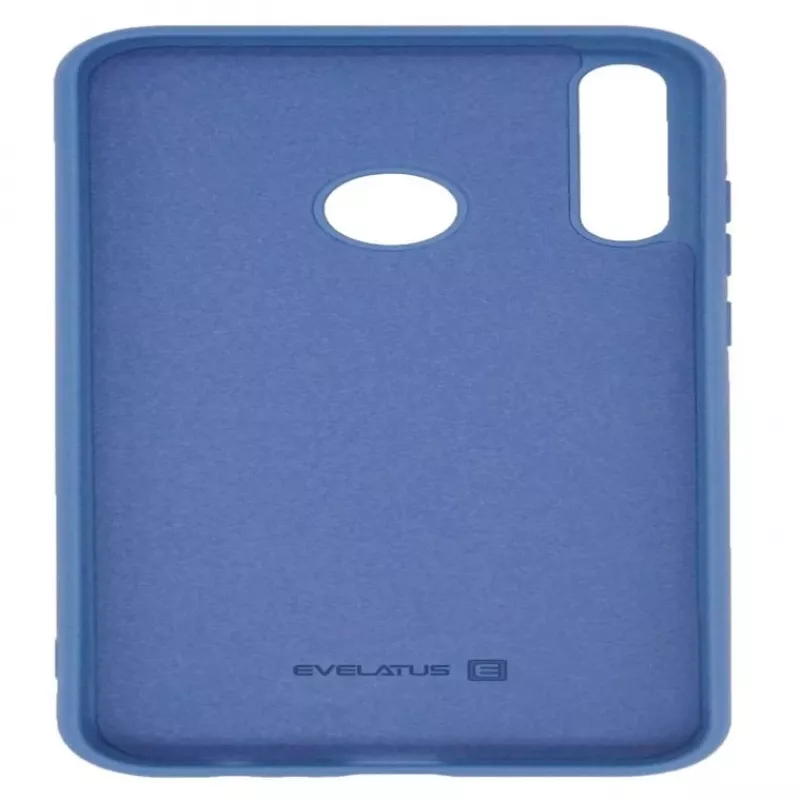 Evelatus Huawei P40 Lite E Soft Touch Silicone Case Blau