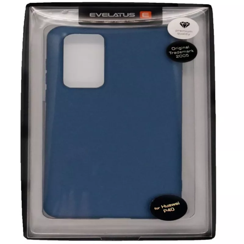 Evelatus Huawei P40 Soft Touch Silicone Case Blau