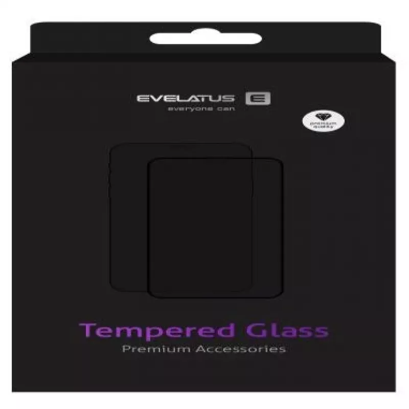 EVELATUS LG V40 2.5D Full Cover Japan Glue Glass Anti-Static Screen Protector