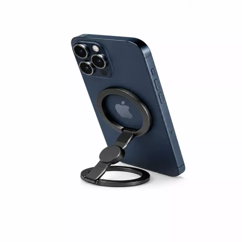 Evelatus Magnetischer Telefon-Metallringhalter Schwarz