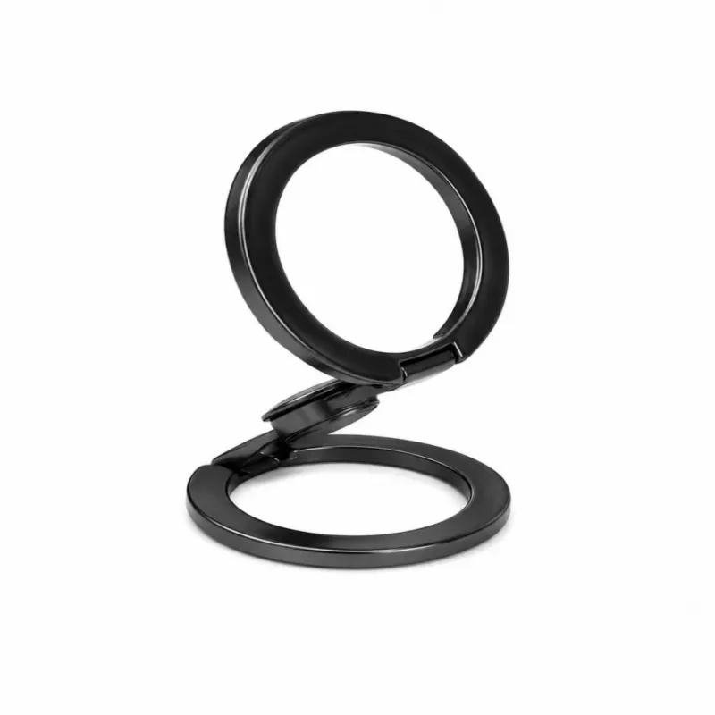 Evelatus Magnetischer Telefon-Metallringhalter Schwarz