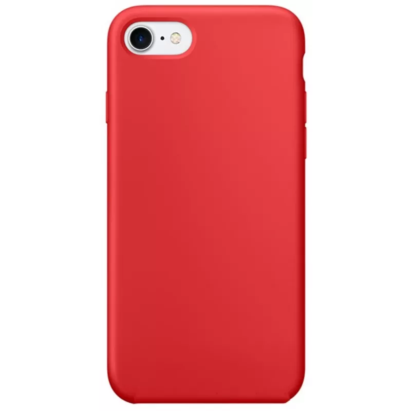 EVELATUS Nano Silicone Case für Apple iPhone 8 Plus/7 Plus - Soft Touch TPU - Rot