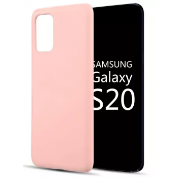 Evelatus Nano Silicone Case für Samsung Galaxy S20 - Soft Touch TPU, Beige