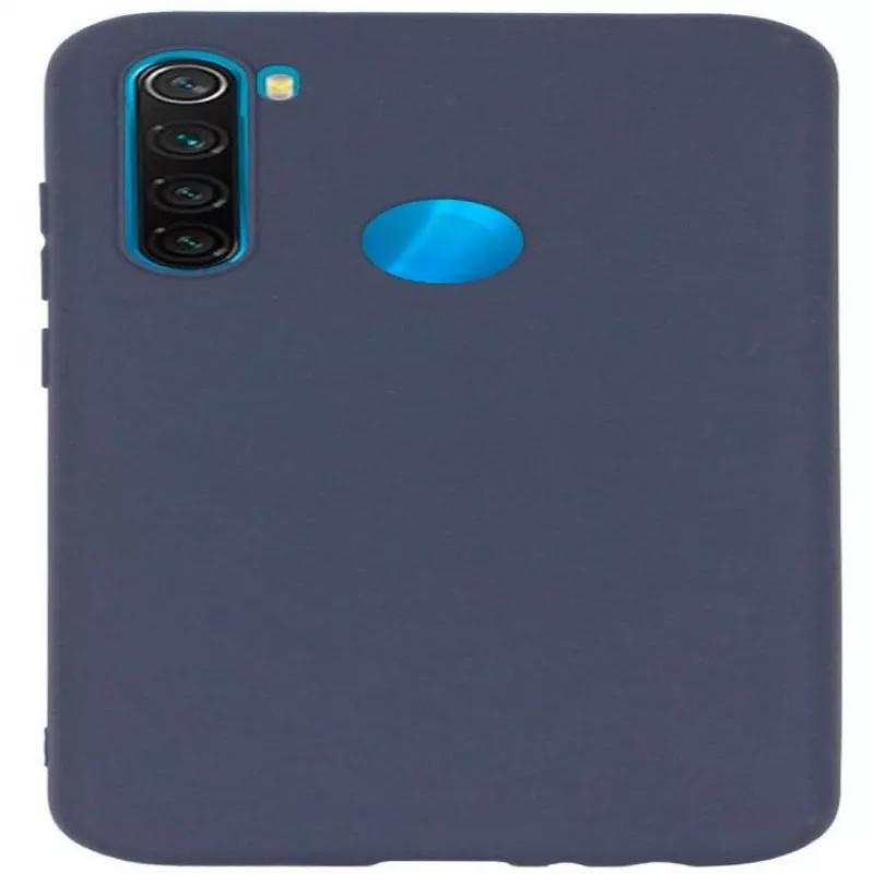 Evelatus Nano Silicone Case Soft Touch TPU Dark Blue für Xiaomi Redmi Note 8 / Redmi Note 8 2021