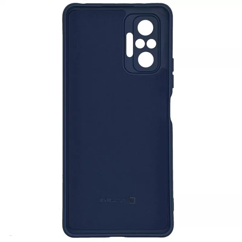Evelatus Nano Silicone Case Soft Touch TPU für Xiaomi Redmi Note 10 Pro - Blau