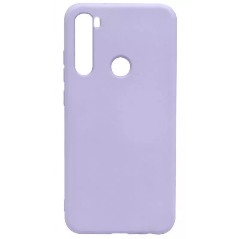 Evelatus Nano Silicone Case Soft Touch TPU für Xiaomi Redmi Note 8 / Redmi Note 8 2021 - Blau