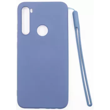 Evelatus Nano Silicone Case Soft Touch TPU für Xiaomi Redmi Note 8 / Redmi Note 8 2021 - Dunkelblau