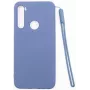Evelatus Nano Silicone Case Soft Touch TPU für Xiaomi Redmi Note 8 / Redmi Note 8 2021 - Dunkelblau