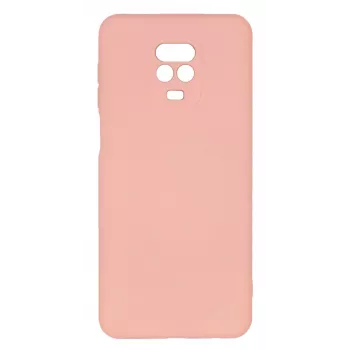 Evelatus Nano Silicone Case Soft Touch TPU für Xiaomi Redmi Note 9 Pro / Redmi Note 9S - Beige