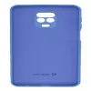 Evelatus Nano Silicone Case Soft Touch TPU für Xiaomi Redmi Note 9 Pro / Redmi Note 9S - Blau