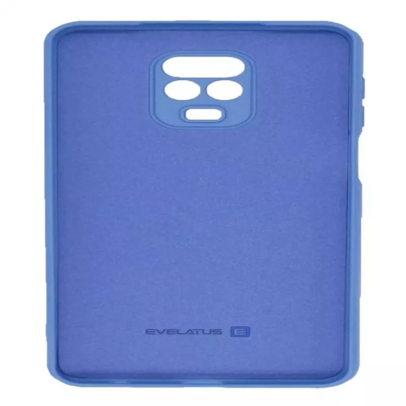 Evelatus Nano Silicone Case Soft Touch TPU für Xiaomi Redmi Note 9 Pro / Redmi Note 9S - Blau
