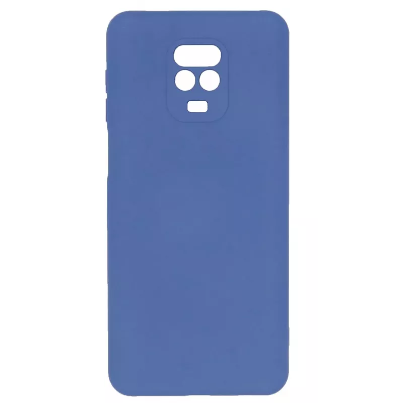 Evelatus Nano Silicone Case Soft Touch TPU für Xiaomi Redmi Note 9 Pro / Redmi Note 9S - Blau