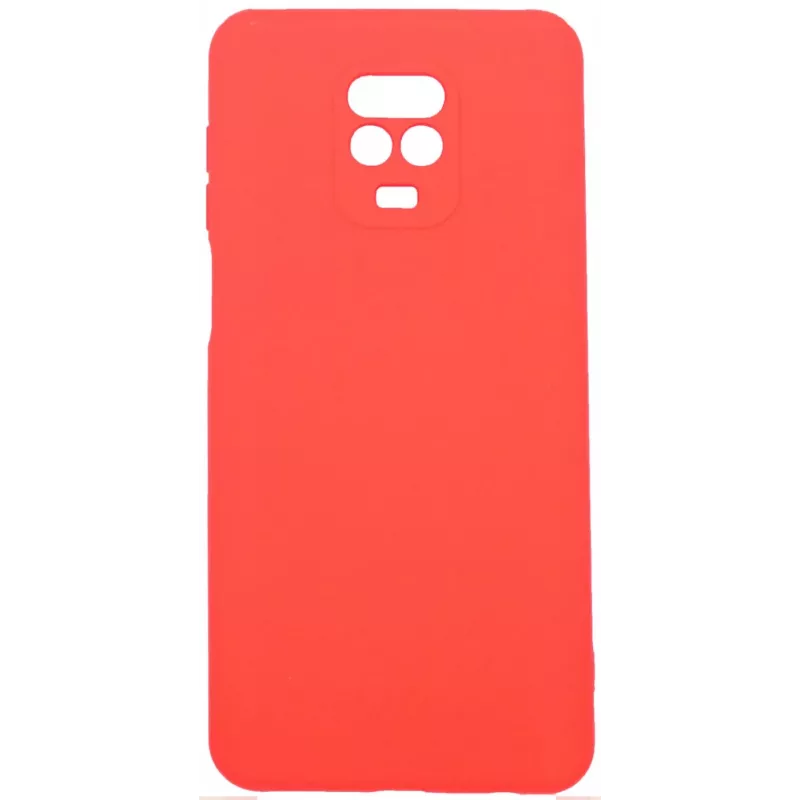 Evelatus Nano Silicone Case Soft Touch TPU Red für Xiaomi Redmi Note 9 Pro / Redmi Note 9S