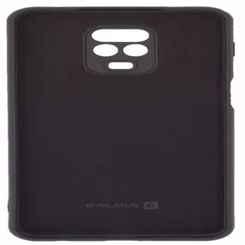 Evelatus Nano Silicone Soft Touch TPU Case für Xiaomi Redmi Note 9 Pro / Redmi Note 9S - Schwarz
