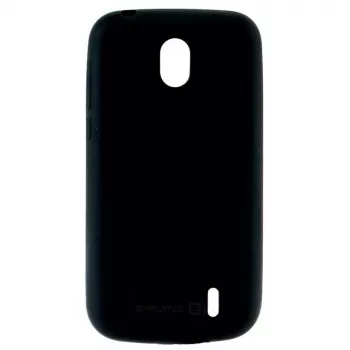 Evelatus Nokia 1 (2018) Silikonhülle Schwarz
