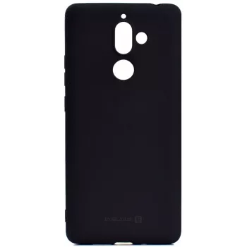 EVELATUS Nokia 7 Plus Nano Silicone Case Soft Touch TPU Schwarz