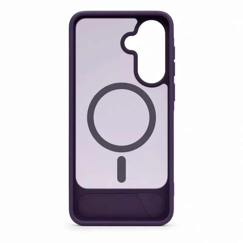 Evelatus Rubber Coated MagSafe Case with Stand for Samsung Galaxy A37 / A36 - Lila