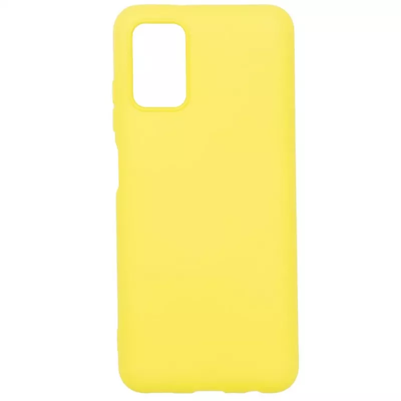 Evelatus Samsung Galaxy A03s Soft Touch Silikonhülle Gelb