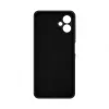 Evelatus Samsung Galaxy A06 5G Premium Magnetische Silikonhülle mit Soft-Touch-Oberfläche Schwarz