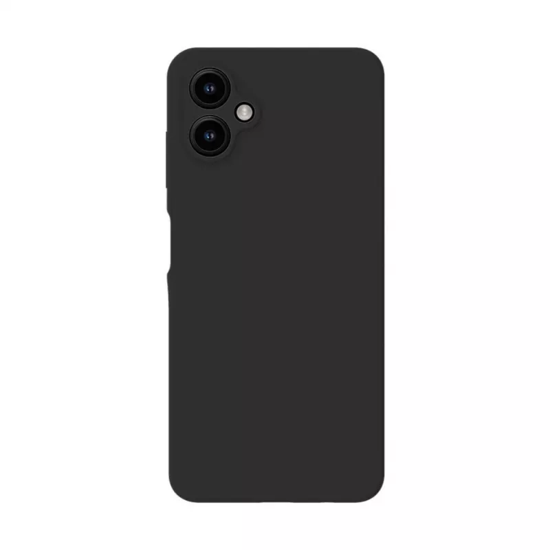 Evelatus Samsung Galaxy A06 5G Premium Magnetische Silikonhülle mit Soft-Touch-Oberfläche Schwarz