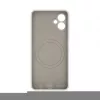 Evelatus Samsung Galaxy A06 5G Premium Magnetische Soft-Touch Silikonhülle Pebble