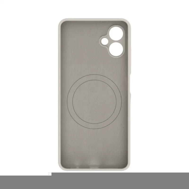 Evelatus Samsung Galaxy A06 5G Premium Magnetische Soft-Touch Silikonhülle Pebble
