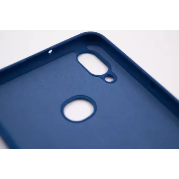 Evelatus Samsung Galaxy A10S Nano Silicone Case Soft Touch TPU Blau