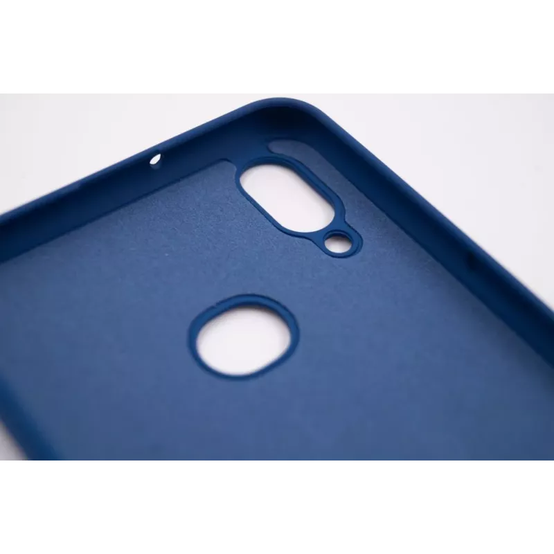 Evelatus Samsung Galaxy A10S Nano Silicone Case Soft Touch TPU Blau
