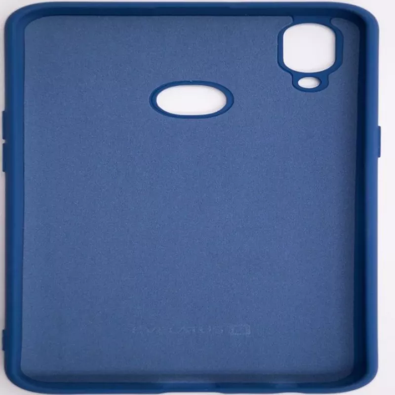 Evelatus Samsung Galaxy A10S Nano Silicone Case Soft Touch TPU Blau