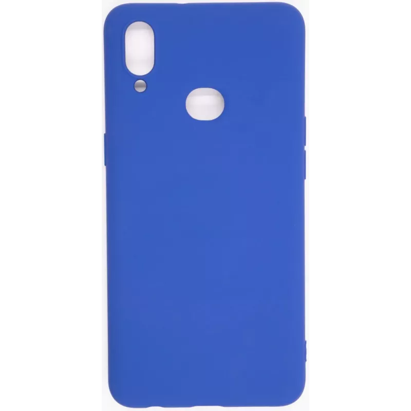 Evelatus Samsung Galaxy A10S Nano Silicone Case Soft Touch TPU Blau