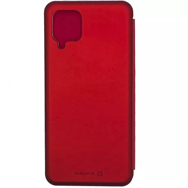 Evelatus Samsung Galaxy A12/M12 Buchhülle Rot