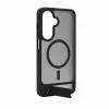 Evelatus Samsung Galaxy A17 4G / A17 5G Gummiertes MagSafe Case mit Standfuß Schwarz