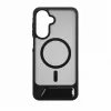 Evelatus Samsung Galaxy A17 4G / A17 5G Gummiertes MagSafe Case mit Standfuß Schwarz