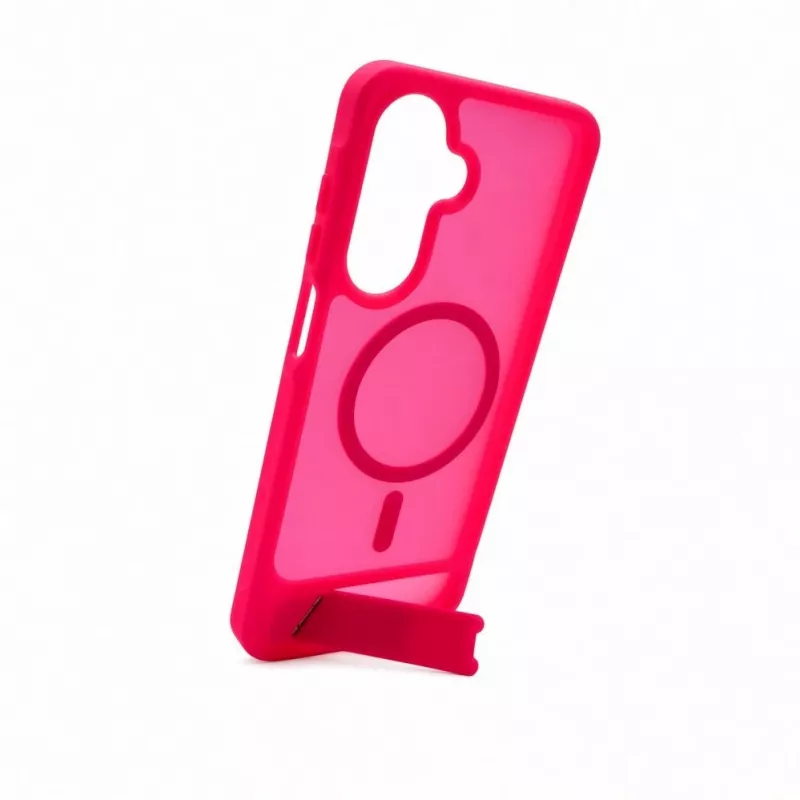 Evelatus Samsung Galaxy A17 4G / A17 5G Gummiertes MagSafe Case mit Standfuß, Pink