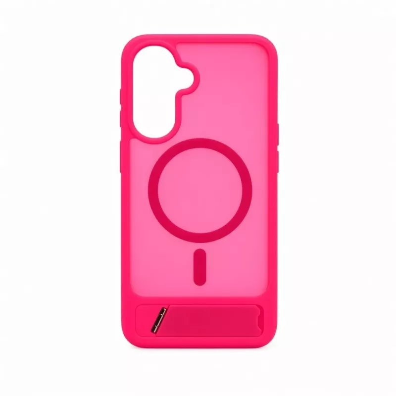 Evelatus Samsung Galaxy A17 4G / A17 5G Gummiertes MagSafe Case mit Standfuß, Pink