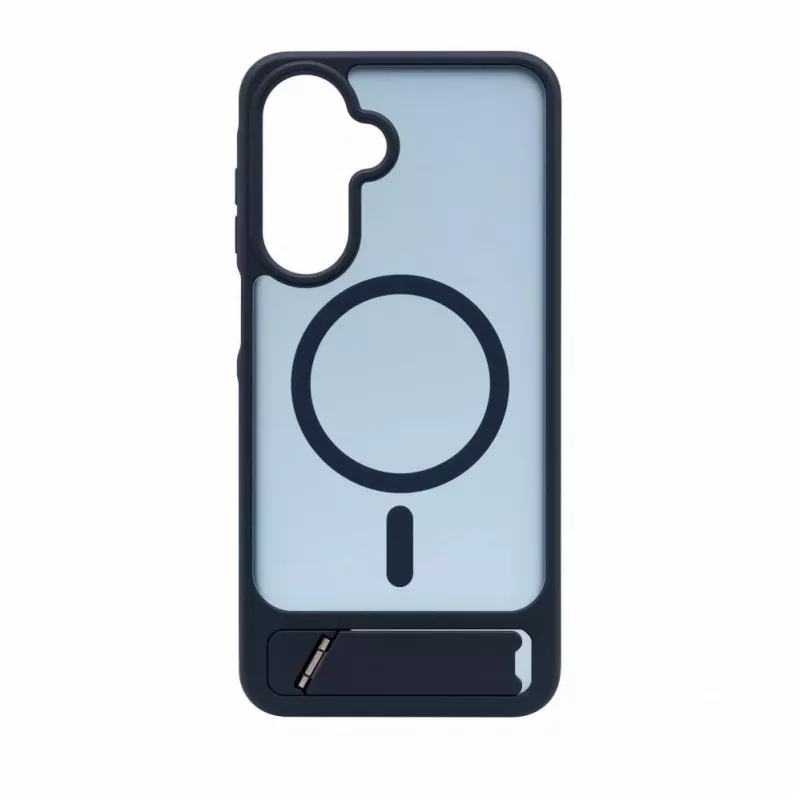Evelatus Samsung Galaxy A17 4G / A17 5G Gummiertes MagSafe Case mit Standfuß Marineblau